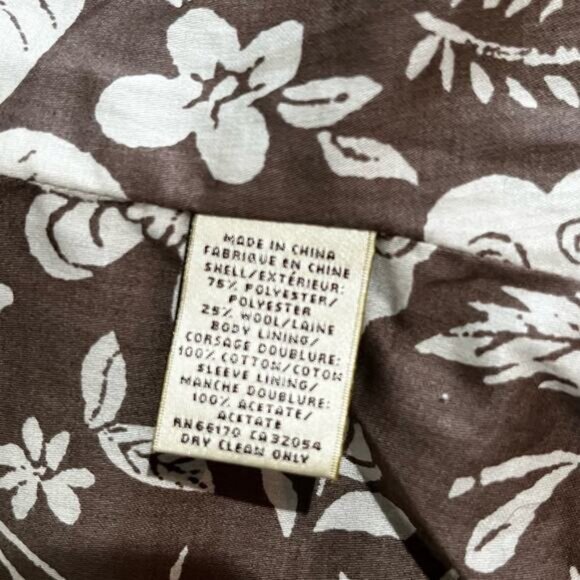 NEW ANTHRO x Elevenses Wool Tailored Ruffle Standing Double Collar Jacket 0 NWOT - Picture 12 of 16